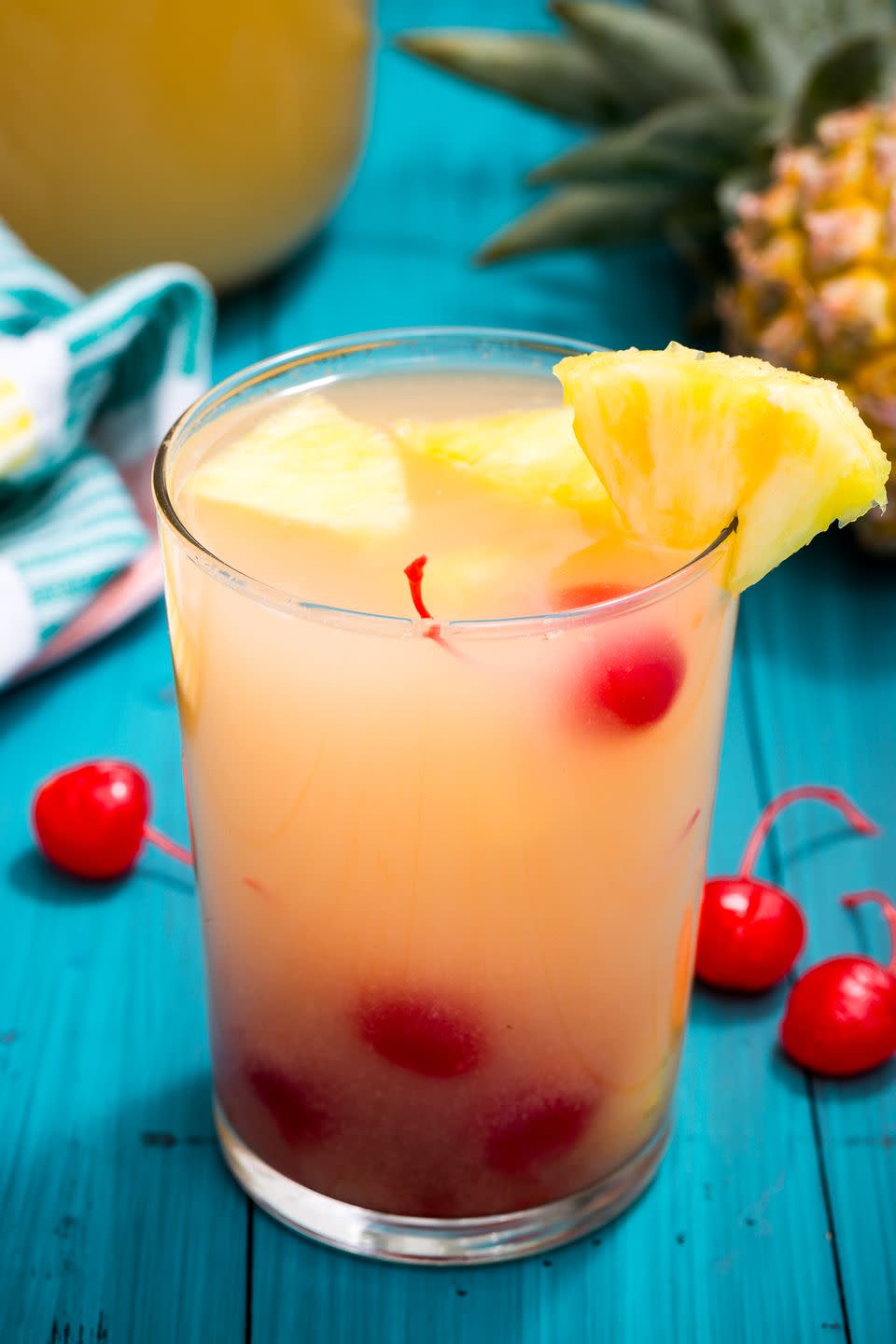 <p>One sip will transport you to the tropics.</p><p>Get the recipe from <a href="https://www.delish.com/cooking/recipe-ideas/recipes/a47214/pina-colada-sangria-recipe/" rel="nofollow noopener" target="_blank" data-ylk="slk:Delish;elm:context_link;itc:0;sec:content-canvas" class="link ">Delish</a>.</p>