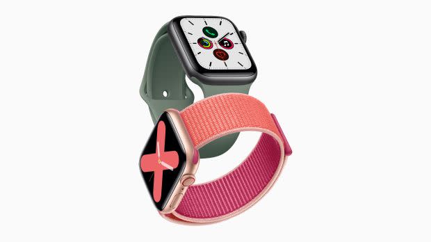 The new Apple Watch Series 5.