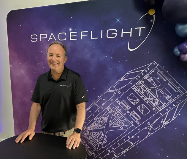 Curt Blake at Spaceflight Inc. HQ