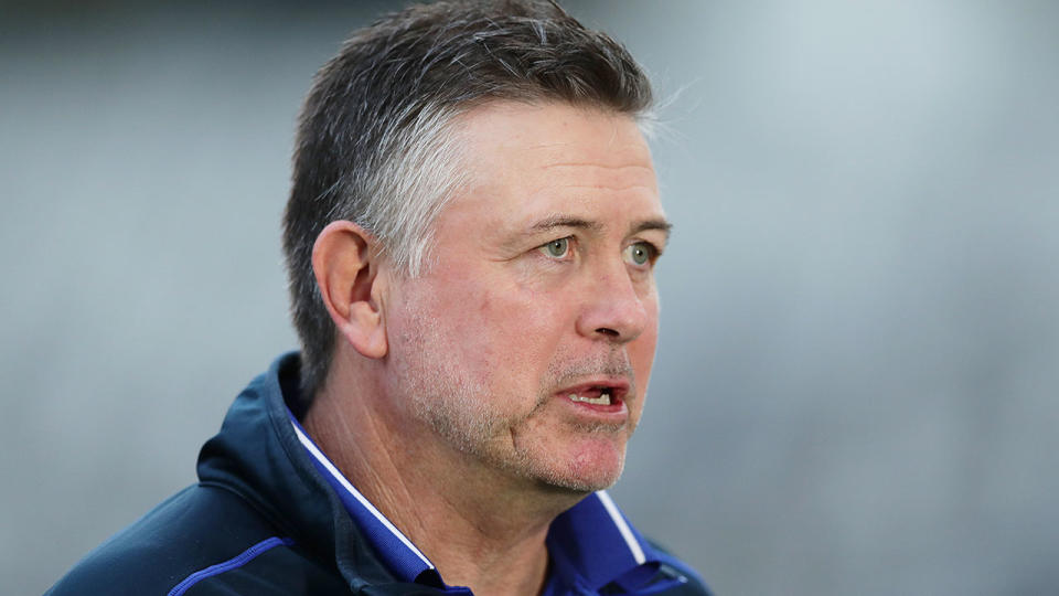 Seen here, Dean Pay has quit his role as Canterbury Bulldogs coach.