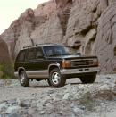 <p>For the 1991 model year, Ford replaces the unloved Bronco II <a rel="nofollow noopener" href="https://www.caranddriver.com/archives/1990-ford-explorer-xlt-archived-long-term-road-test" target="_blank" data-ylk="slk:with the Explorer;elm:context_link;itc:0;sec:content-canvas" class="link ">with the Explorer</a>. The new SUV borrows much of its underpinnings from the Bronco II, including its suspension, but is offered in both two- and four-door configurations (its predecessor was two-door-only). Ford touts the Explorer's relentlessly rectilinear body shape as "aerodynamic" in its press materials and boasts of the truck’s "low" 0.43 coefficient of drag. For comparison a modern Mercedes-Benz A-class has a 0.22 cD.</p>