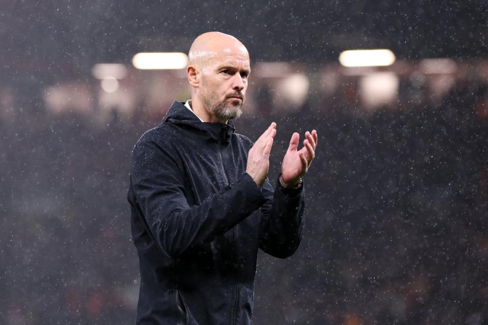 Ten Hag acknowledges the pressure to avoid three consecutive group defeats (Getty)