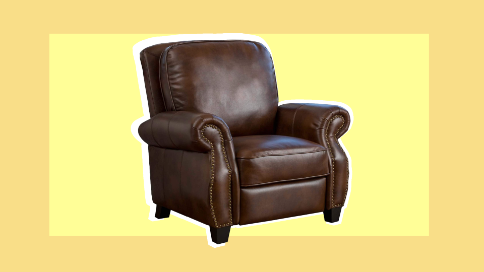 The Christopher Knight Home Neville Push Back Recliner is not only rich in color, but rich in detail as well.