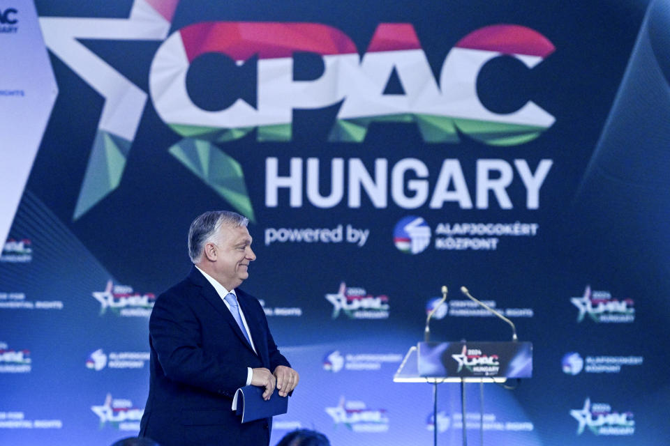 Hungary's Orbán urges European conservatives, and Trump, toward