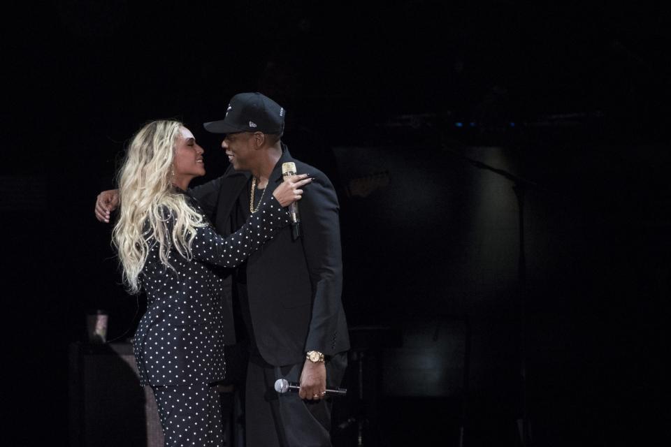 In der Popwelt das vermutlich stärkste Pärchen: Jay-Z und Beyoncé. (Bild: AP Photo)