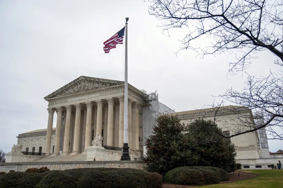 A general view of the Supreme Court in Washington.