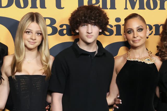 <p>Rodin Eckenroth/Getty</p> Nicole Richie and her two kids