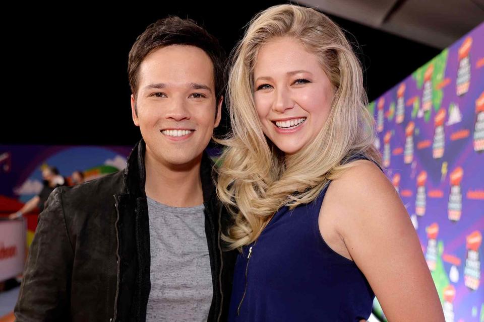 <p>mma McIntyre/Getty</p> Nathan Kress and London Elise Kress attend the Nickelodeon