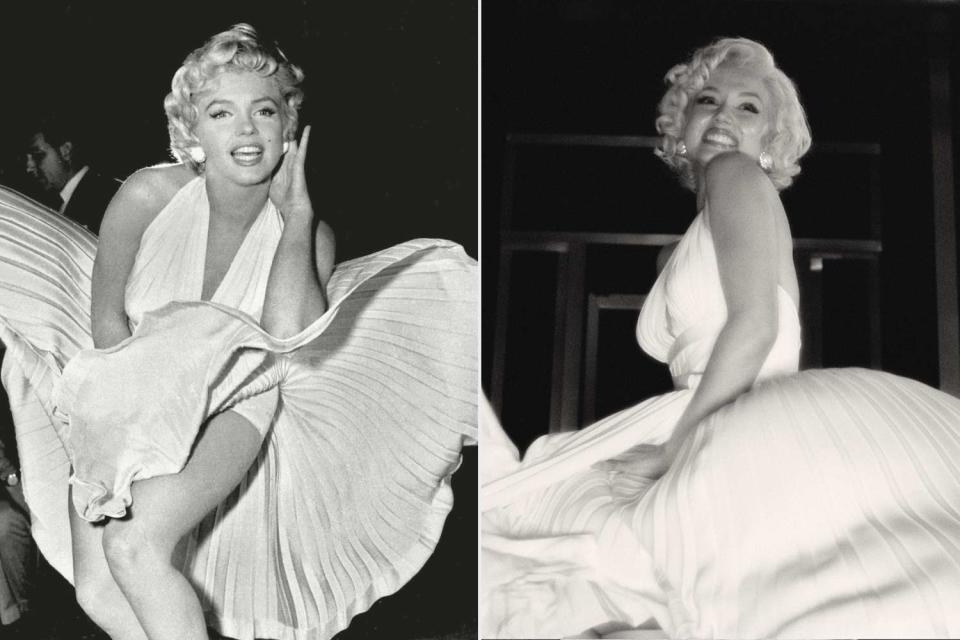 Ana de Armas Recreating Marilyn Monroe in The Seven Year Itch