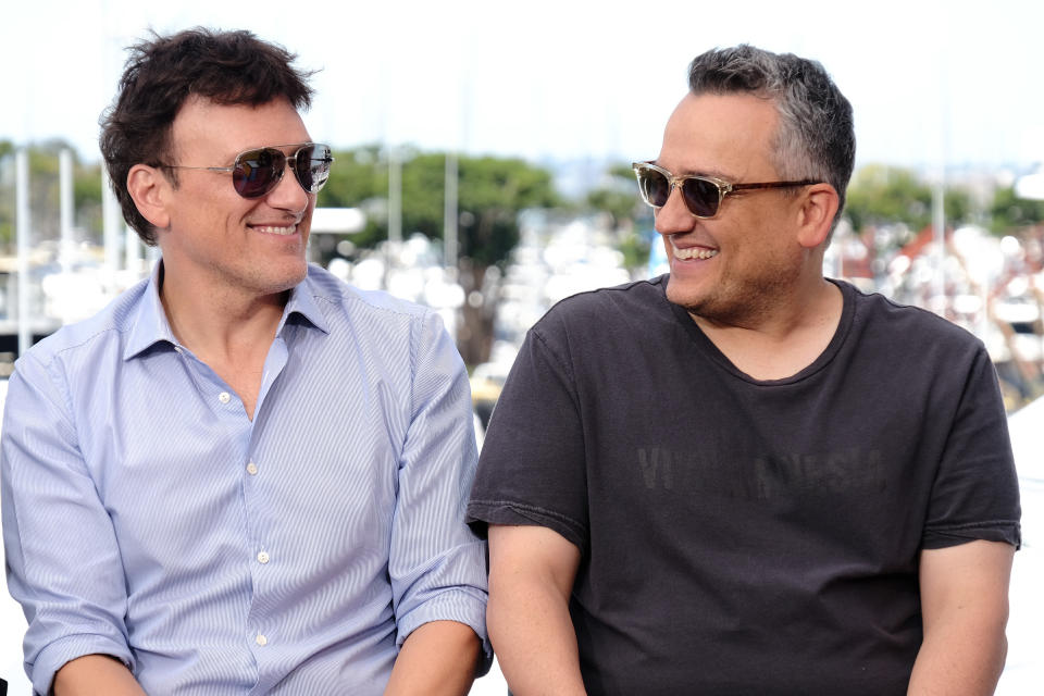 SAN DIEGO, CALIFORNIA - JULY 20: Anthony Russo and Joe Russo speak onstage at the #IMDboat at San Diego Comic-Con 2019: Day Three at the IMDb Yacht on July 20, 2019 in San Diego, California. (Photo by Tommaso Boddi/Getty Images for IMDb)