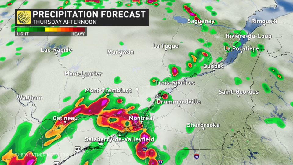 QC Precip Thurs