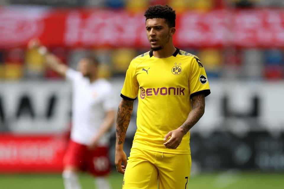 Sancho remains a top target for the club. (Getty Images)