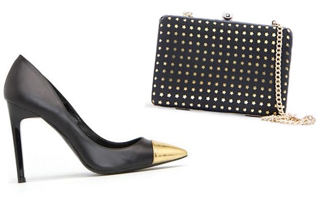 Pumps und Clutch von Mango