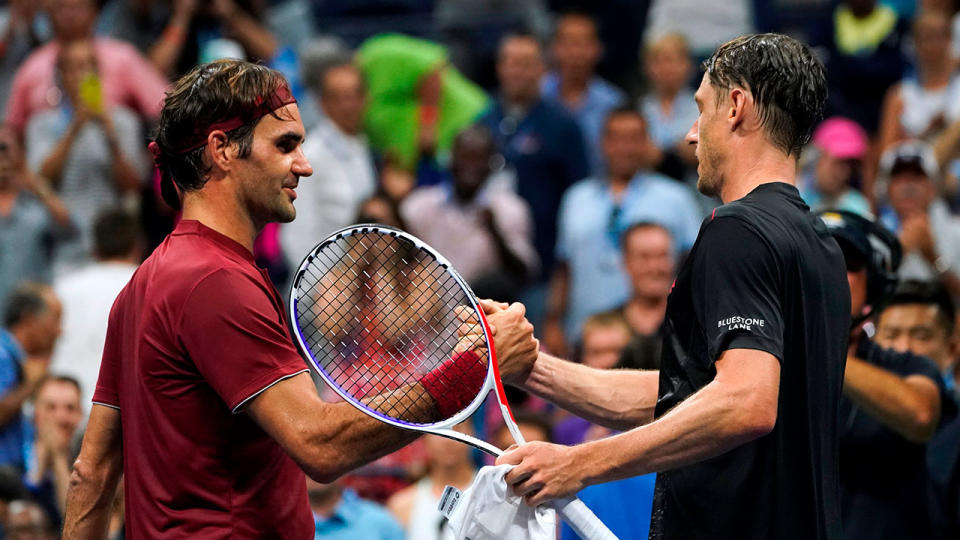 Millman’s win over Federer is being touted as one of the greatest upsets in grand slam history. Pic: Getty