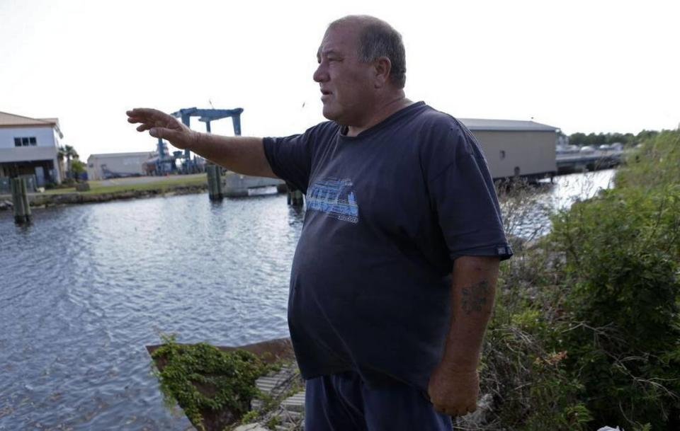 On Oct. 9, 2013, Calvin Parker Jr. stands in the area where he and Charles Hickson were allegedly abducted by aliens on Oct. 11,1973, on the banks of the Pascagoula River in Pascagoula. The incident made headlines, sparked UFO sightings nationwide and became one of the most widely examined cases on record.