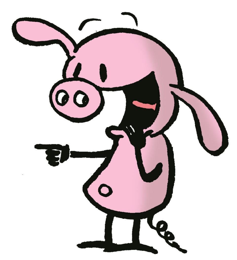 Pig, from "Pearls Before Swine"