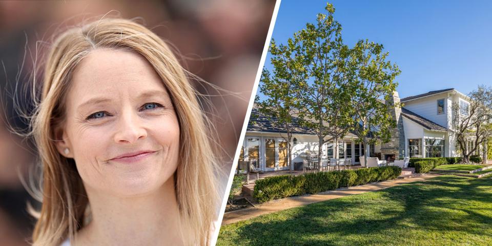 <p>Actress Jodie Foster is saying goodbye to her Beverly Hills home. The Oscar winner reportedly <a rel="nofollow noopener" href="https://variety.com/2019/dirt/real-estalker/jodie-foster-beverly-hills-1203144033/" target="_blank" data-ylk="slk:paid $11.75 million;elm:context_link;itc:0;sec:content-canvas" class="link ">paid $11.75 million</a> for the five-bedroom house in 2011, and now she's <a rel="nofollow noopener" href="https://www.christiesrealestate.com/eng/sales/detail/170-l-47-f1902191308700128/1267-lago-vista-drive-beverly-hills-ca-90210" target="_blank" data-ylk="slk:asking $15.9 million for it;elm:context_link;itc:0;sec:content-canvas" class="link ">asking $15.9 million for it</a>. Scroll down for a look inside. </p>