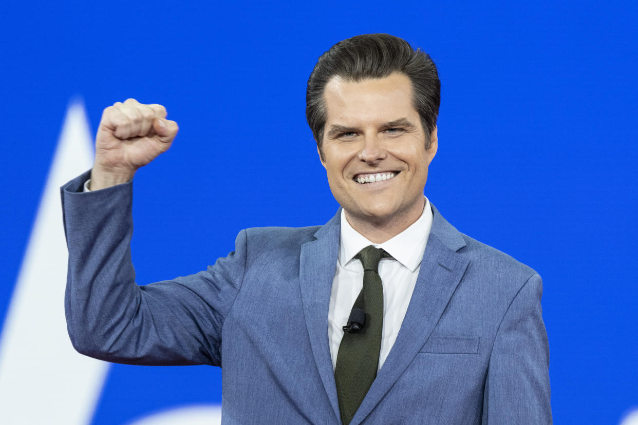 Rep. Matt Gaetz won his Republican primary in Florida. (Getty Images)