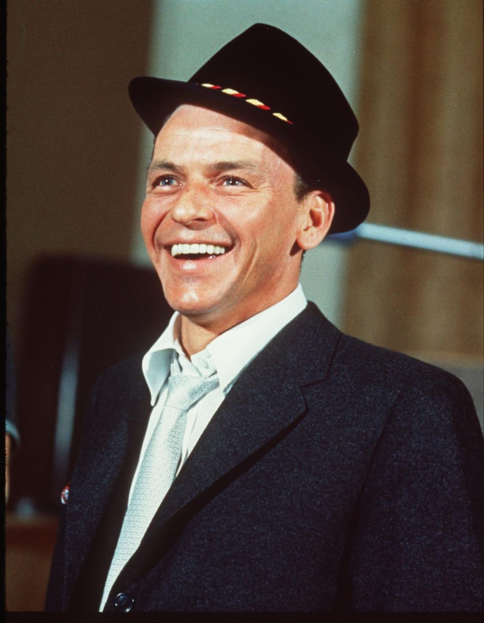 Frank Sinatra, singer, actor.