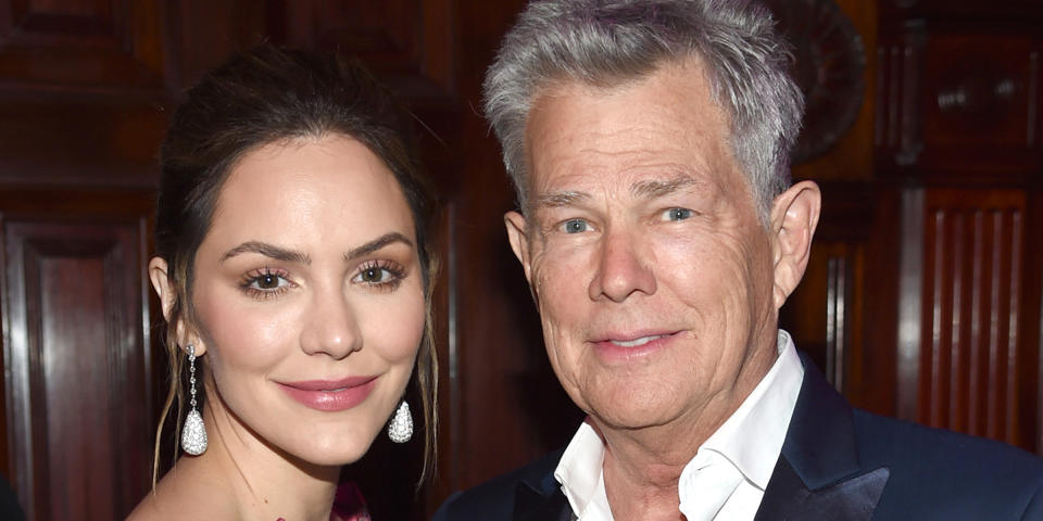 Katharine McPhee and David Foster (Dimitrios Kambouris / Getty Images)