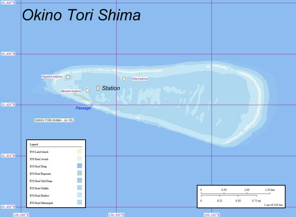 Okinotorishima island