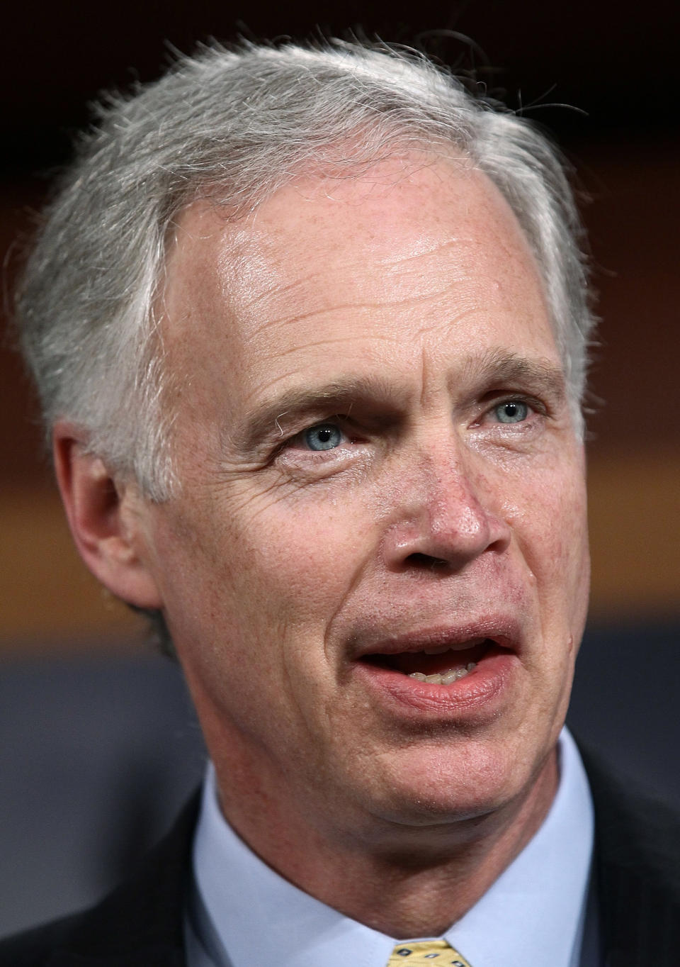 U.S. Sen. Ron Johnson (R-Wis.) holds a press conference at the U.S. Capitol March 1, 2012 in Washington, D.C. (Photo by Win McNamee/Getty Images)