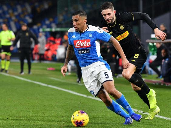 Everton are reportedly interested in Napoli’s Allan (AFP via Getty Images)