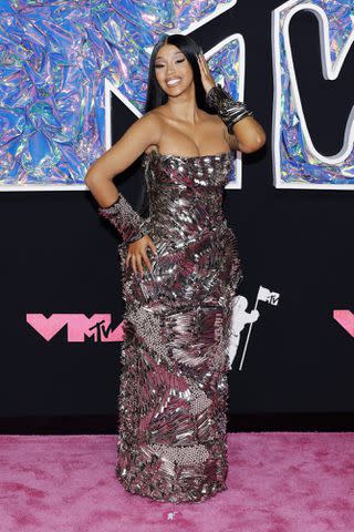 Jason Kempin/Getty Images for MTV Cardi B at the MTV Video Music Awards in Newark in September 2023