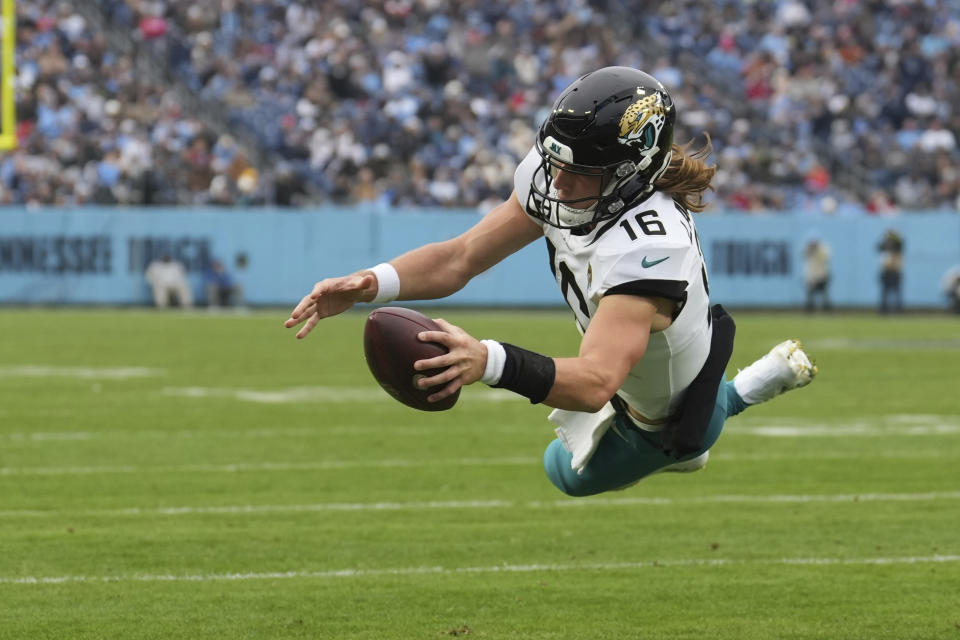 Trevor Lawrence may finally be taking the leap. (AP Photo/Peter Joneleit)