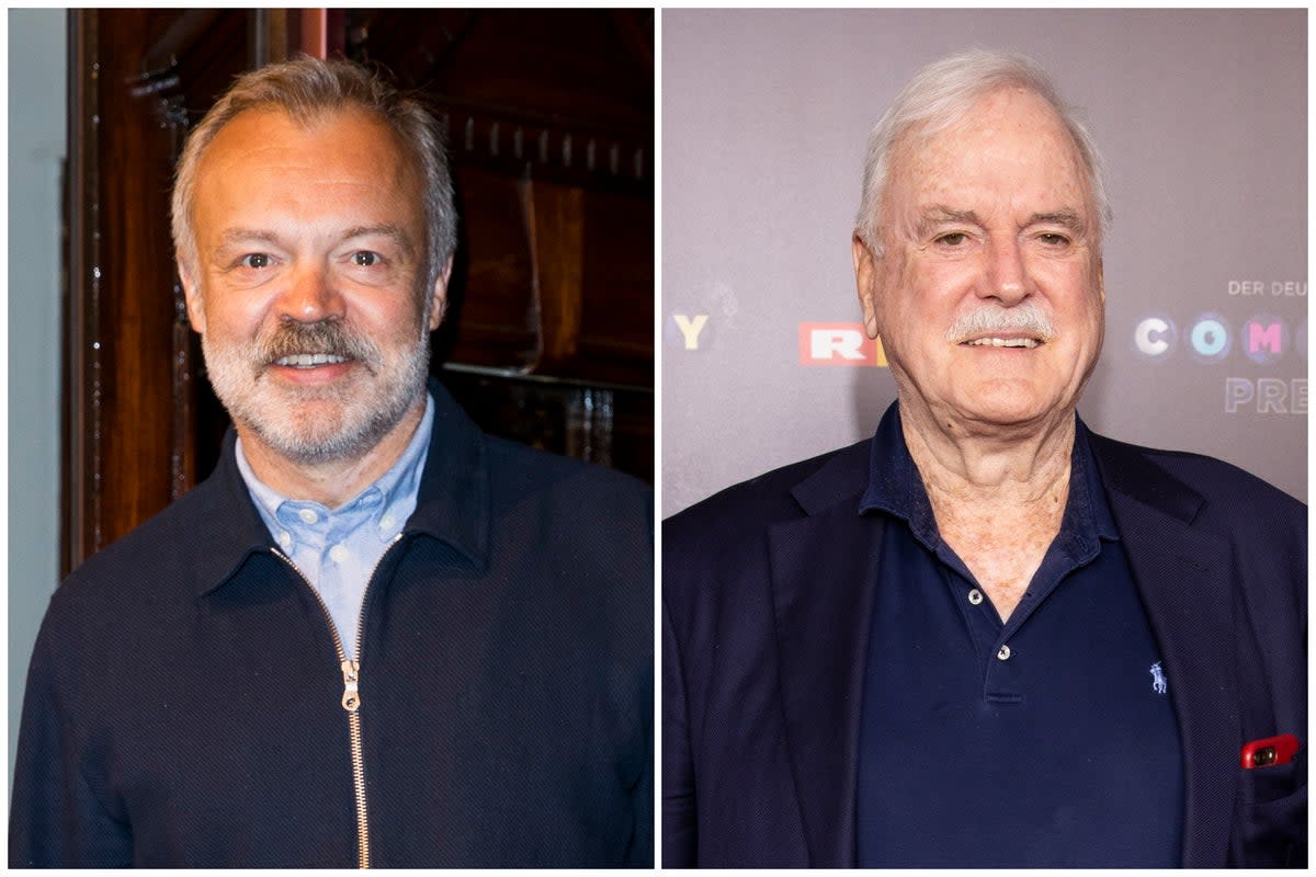 Graham Norton says it must be hard for John Cleese to accept he is accountable for what he says  (ES Composite)