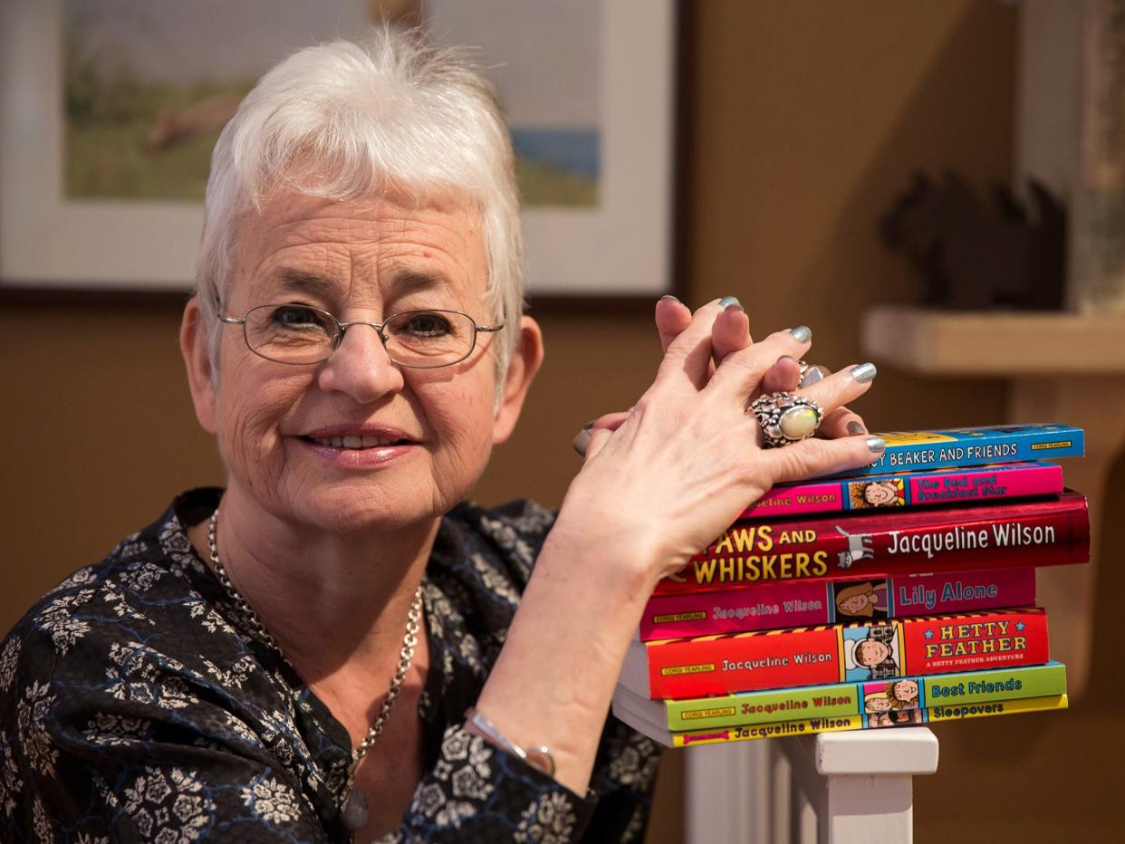 Children's author Jacqueline Wilson: 'When I was younger I was in a straight marriage, so I never really had to go through any kind of teasing'  (Dan Kitwood/Getty)