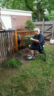 An electric power washer