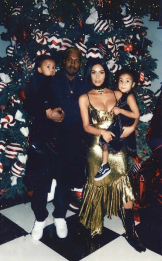 Kanye, Kim, North, and Saint (Photo: Twitter)