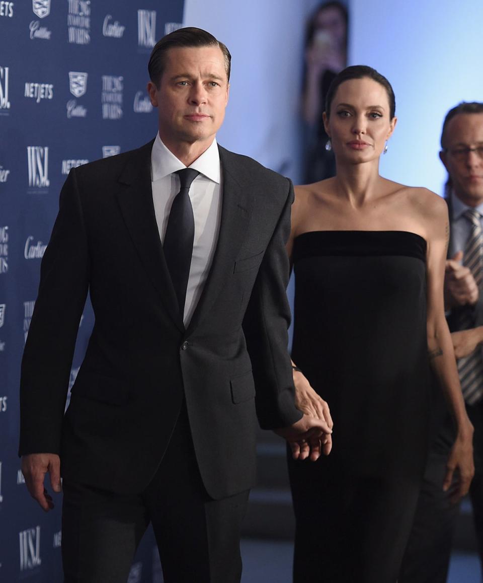 rad Pitt and  2015 Entertainment Innovator Angelina Jolie Pitt attend the WSJ. Magazine 2015 Innovator Awards at the Museum of Modern Art on 04 November 2015 in New York City (Dimitrios Kambouris/Getty Images )