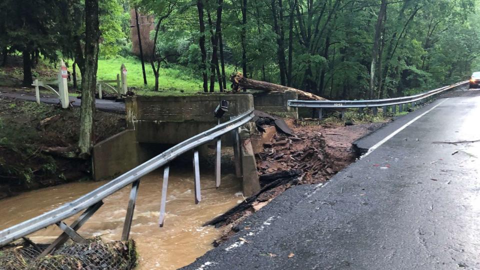 PHOTO: The aftermath of flooding in Pennsylvania on Saturday, July 15, is seen in this photo supplied by Nick Primola. (Nick Primola)