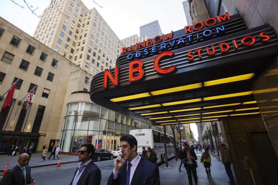 The NBC studios, at New York City’s Rockefeller Center.