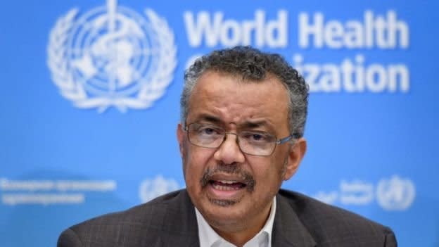 Tedros Adhanom es el director de la OMS.