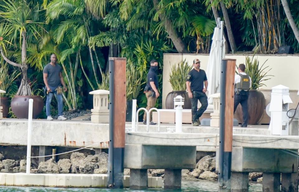 His whereabouts have become a topic of conversation after his Beverly Hills and Miami homes were raided by federal agents Monday. Robert O'Neil / SplashNews.com