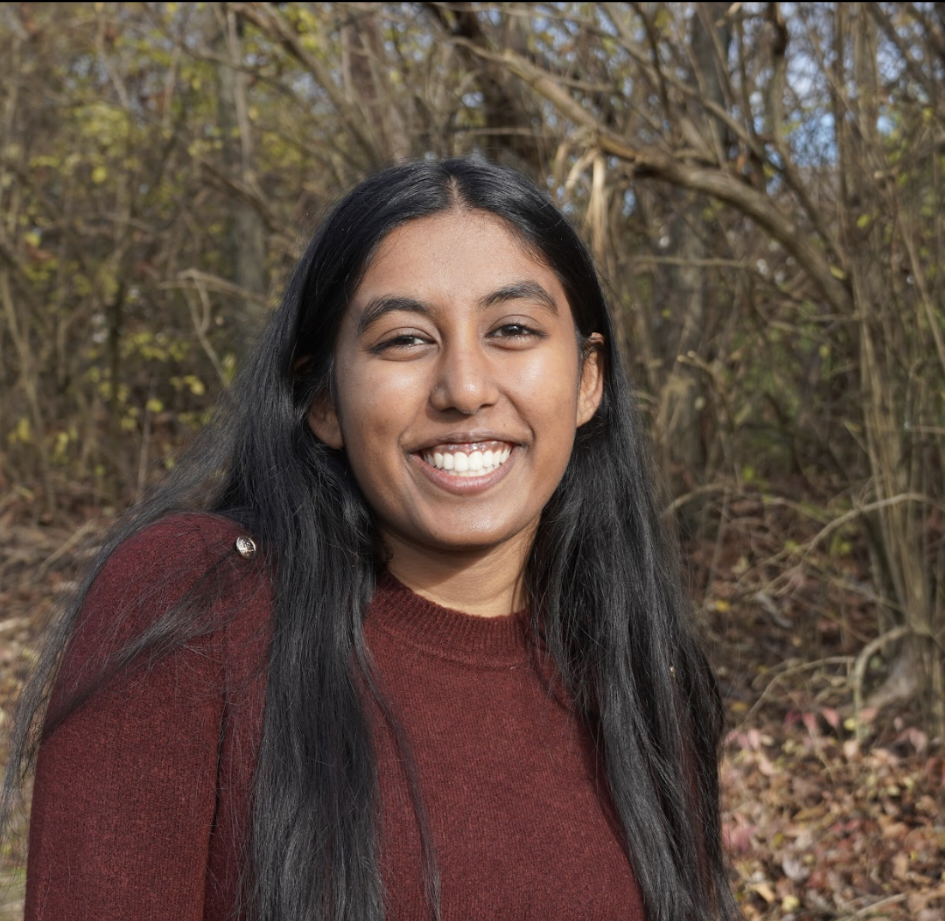 Sneha Ameya, 22, works for an architectural firm in New York. She started a podcast with her friend Keerthi Sekar to talk about their experiences as Indian Americans growing up in Mason and hyphenated identities in general.