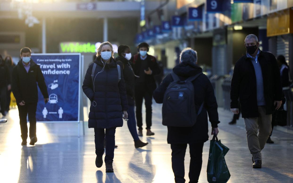 Rail ticket prices have shot up over the last few days following the announcement of the Christmas 'bubble' dates - Henry Nicholls/Reuters