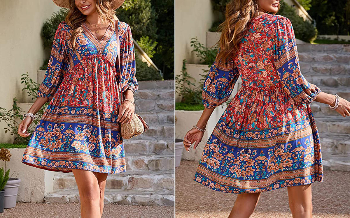 This Boho Babydoll Dress Is a Breezy Spring Beauty — On Sale