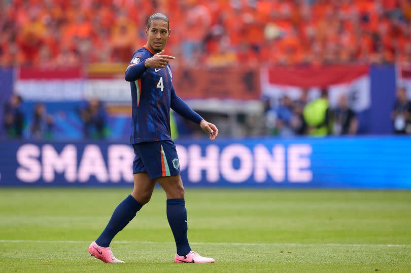 Virgil Van Dijk made his debut at a European Championship in the 2-1 win over Poland.