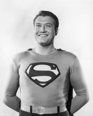 Photo: Hulton Archive / Getty Images George Reeves in costume as Superman