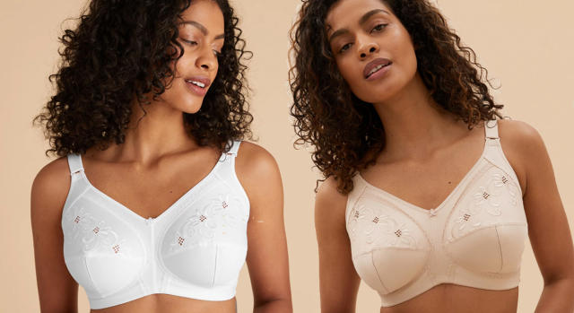 Total Support Embroidered Full Cup Bra B-G, M&S Collection