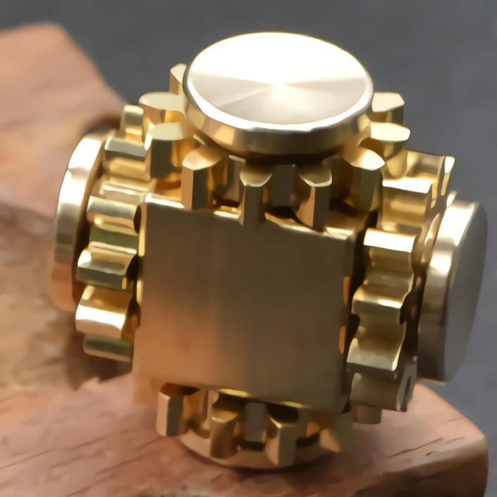 pure brass fidget spinner