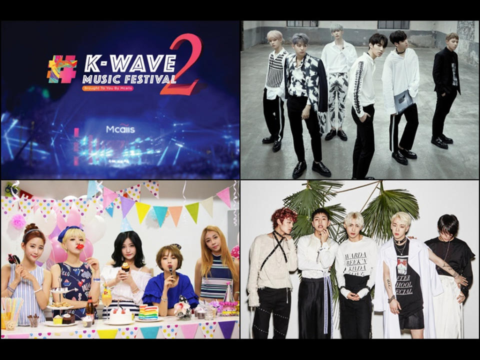 The music festival will present a line-up of seven acts, totalling more than 30 K-pop idols