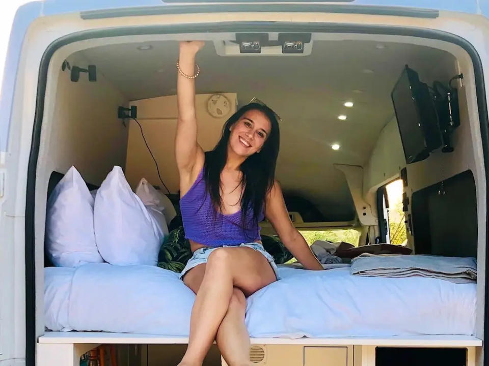 Anneta Konstantinides hat Kalifornien mit einem Luxus-Wohnwagen erkundet.  - Copyright: Anneta Konstantinides/Insider