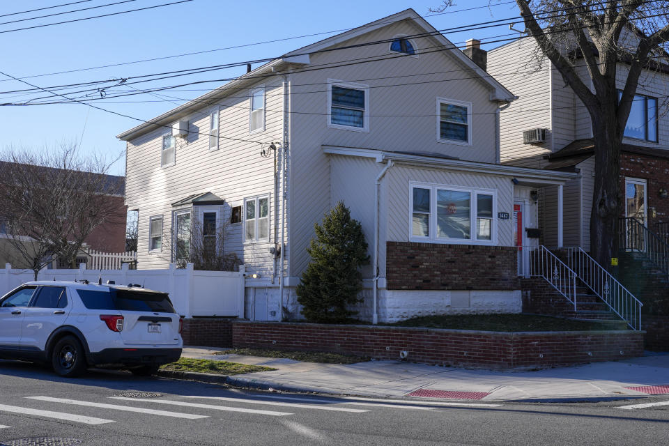 One of two homes owned by Winnie Greco, an aide to New York City Mayor Eric Adams, is seen, Thursday, Feb. 29, 2024, in The Bronx borough of New York. The FBI confirmed that a raid was conducted Thursday at the Bronx address. Records show that the home there is owned by Greco, a longtime fundraiser for the mayor who serves as his director of Asian Affairs. (AP Photo/Mary Altaffer)