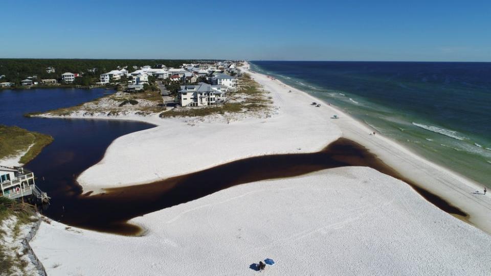 For the immediate future, Walton County won't allow vending on a section of beach purchased last month for $9.5 million. Commissioners want some infrastructure to be installed at the beach, which includes an outfall from Eastern Lake, before allowing vendors to operate on it.