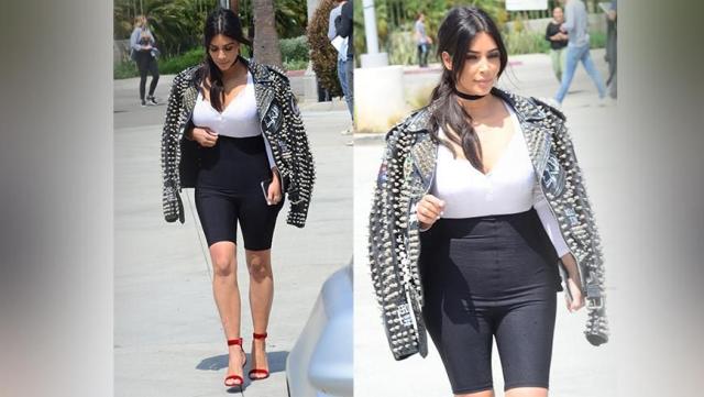 The Bike Shorts Trend Kim Kardashian Can't Get Enough Of - FASHION Magazine